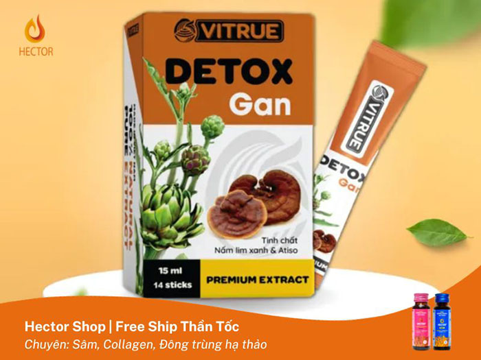 Vitrue Detox Thải Độc Gan chiết xuất từ thảo dược quý, cho hiệu quả cao