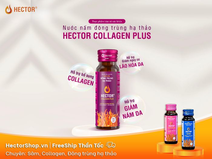 Sử dụng Hector Collagen Plus - giải pháp bổ sung Collagen nhanh chóng, tiện lợi