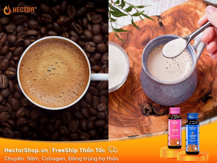 Cà phê collagen với hương vị thơm ngon, có lợi cho sức khỏe da