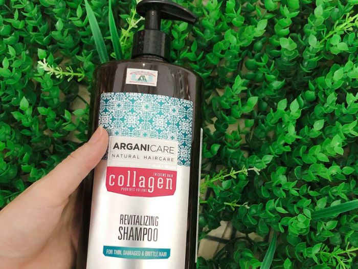 Dầu gội Collagen Argani Care giúp tóc bóng mượt, hạn chế khô xơ