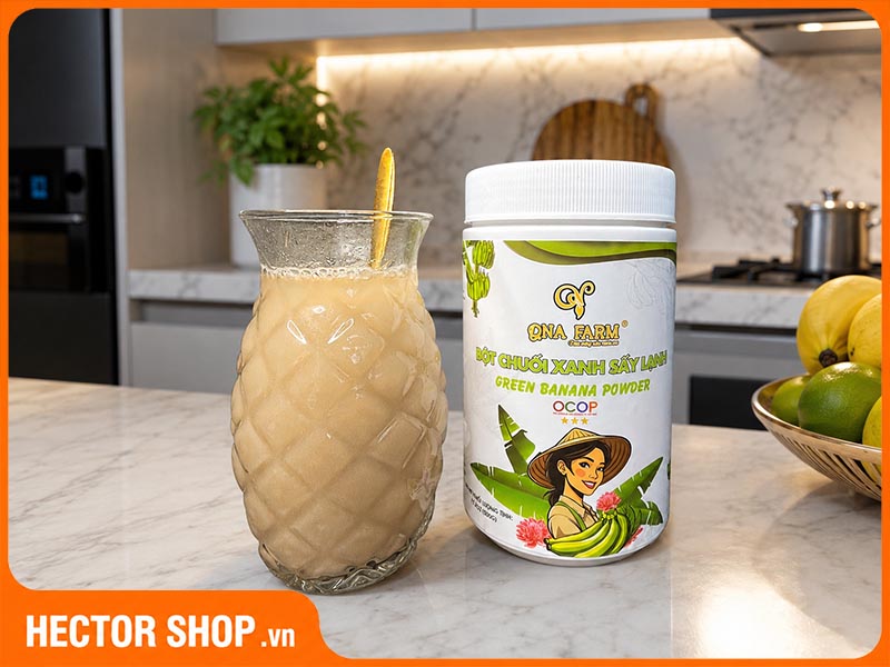 Cách Sử Dụng Bột Chuối Xanh QNA Farm