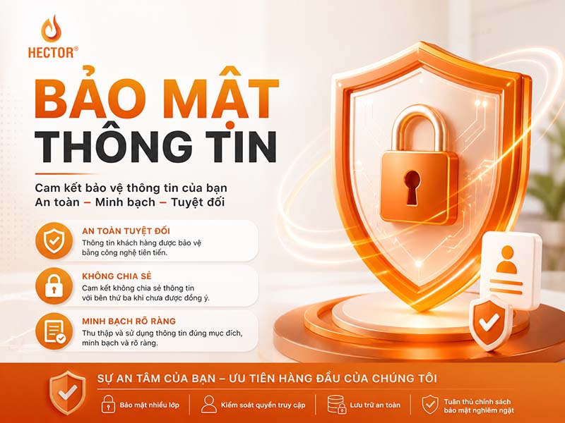 Chính sách bảo mật thông tin tại Hector Shop