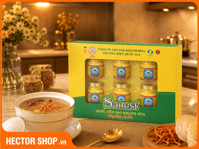 Nước yến đông trùng hạ thảo Sanest Khánh Hòa