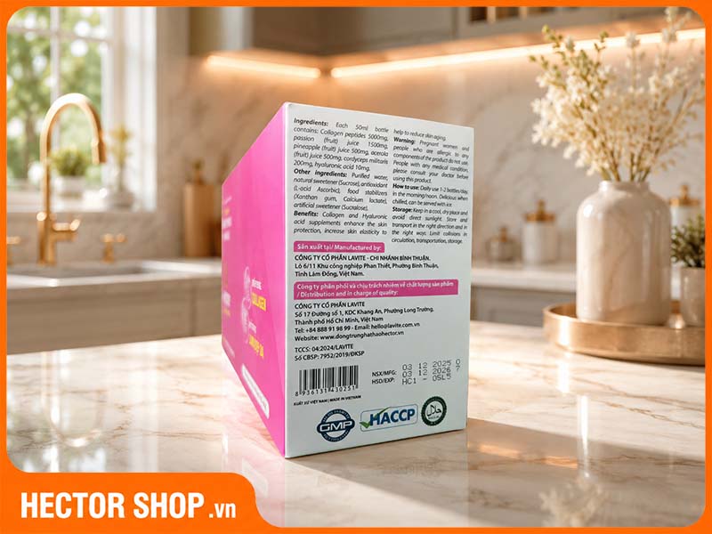 Kiểm tra mã vạch được in trên sản phẩm Hector