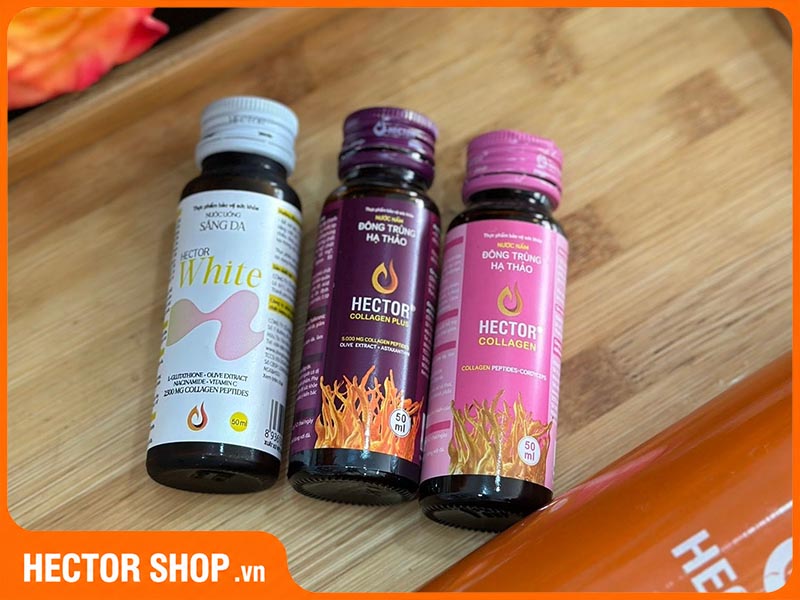 So sánh thành phần Hector White, Hector Collagen và Hector Collagen Plus
