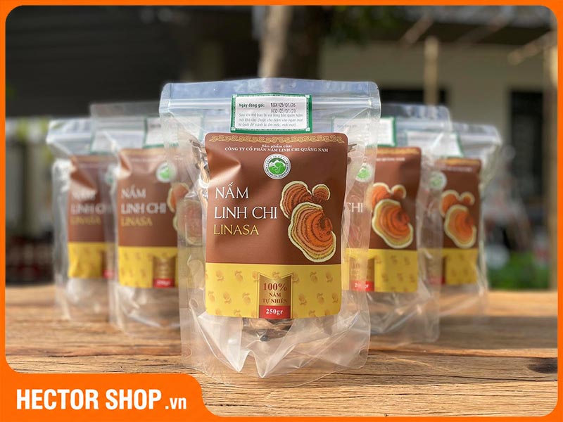 Nấm linh chi rừng tự nhiên Linasa 250g
