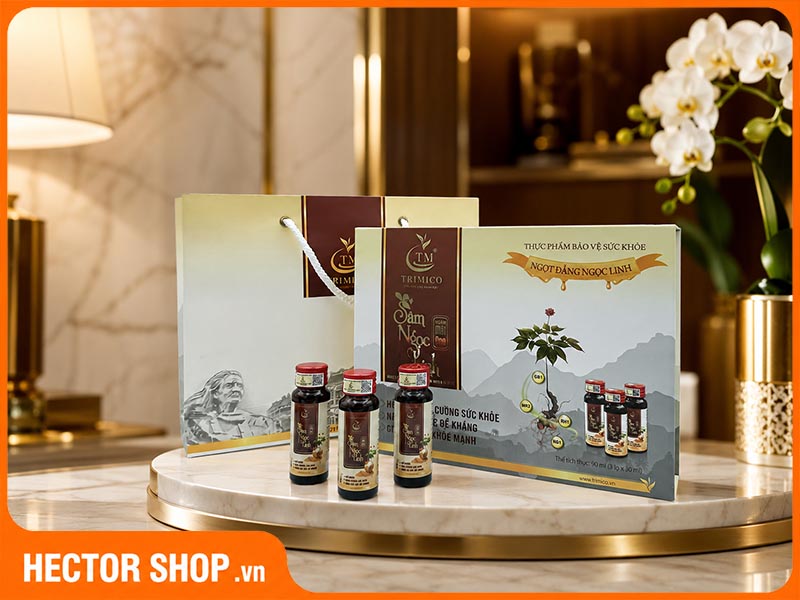 Sản phẩm Sâm Ngọc Linh Ngâm Mật Ong Trimico