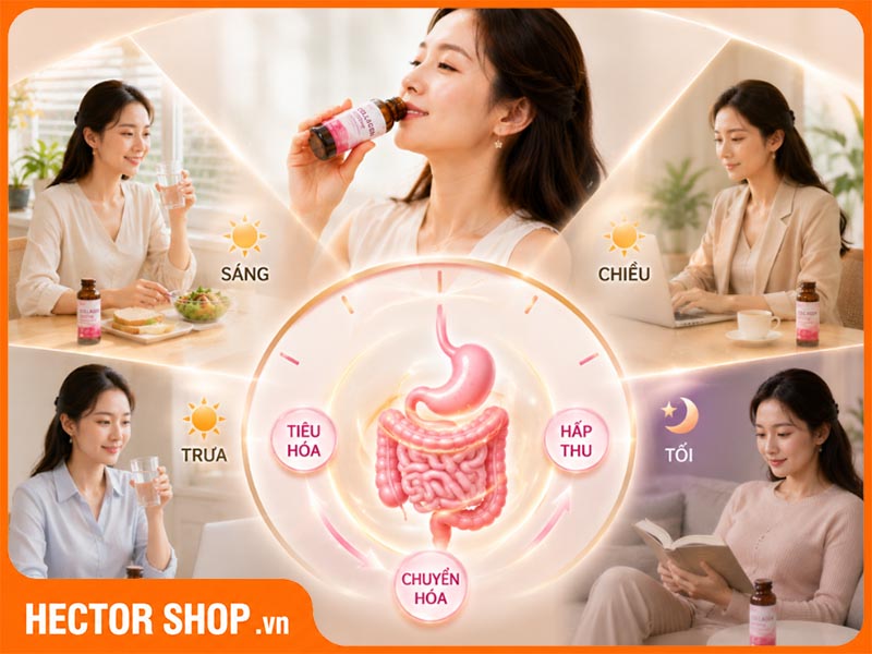 Bạn có thể uống collagen vào bất kỳ thời điểm nào trong ngày