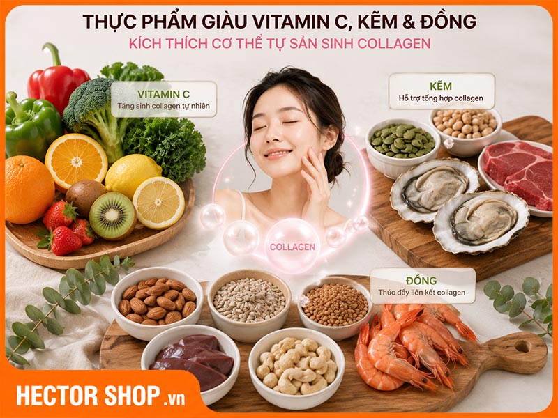 Bổ sung thực phẩm giàu collagen trong thời gian tạm ngưng uống collagen