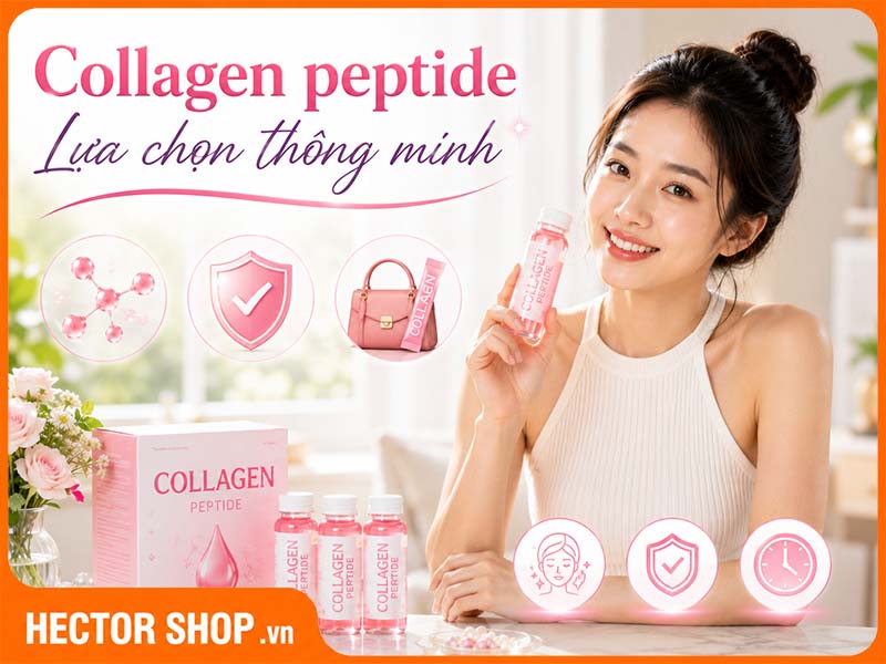 Collagen peptide mang lại hiểu quả bền vững ít tác dụng phụ