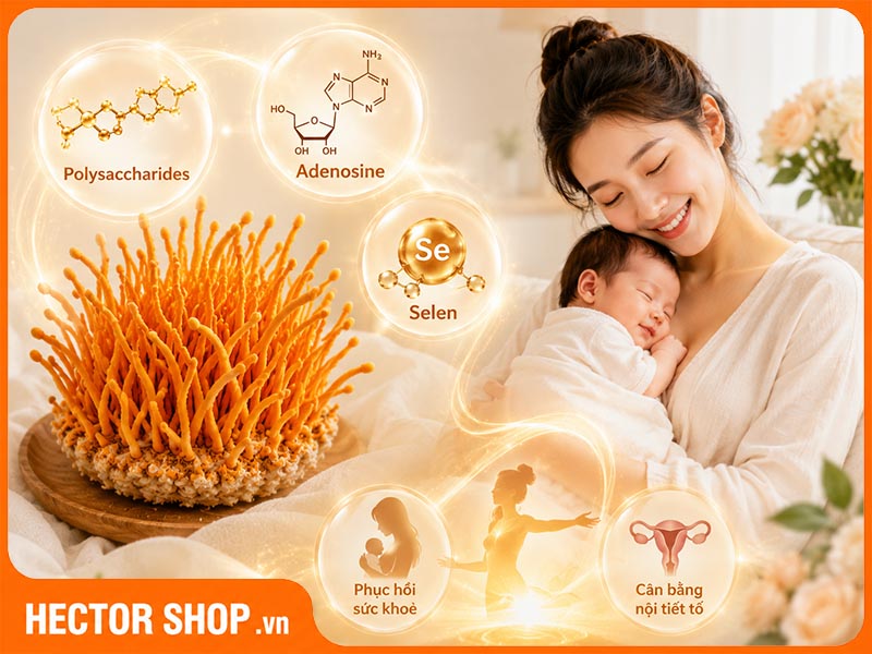 Tác Dụng Nổi Bật Của Đông Trùng Hạ Thảo Đối Với Phụ Nữ