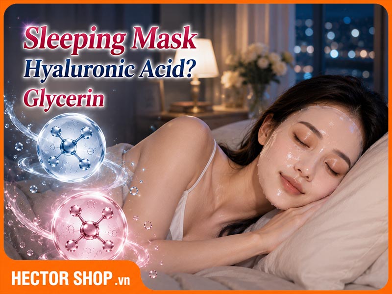 Mặt nạ ngủ giúp khoá ẩm bảo vệ da ban đêm