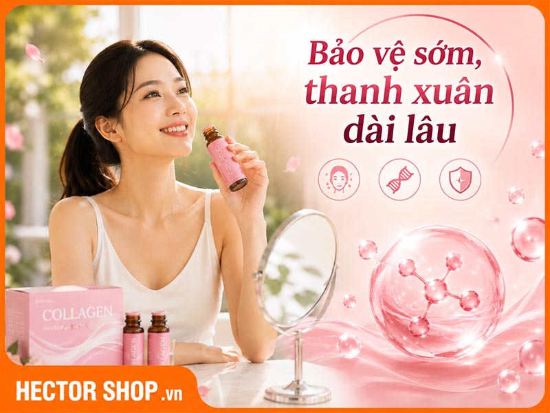 Nên uống collagen bảo vệ sớm từ tuổi 30