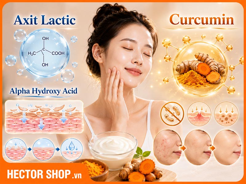 Nghệ và sữa chua giúp bảo vệ da
