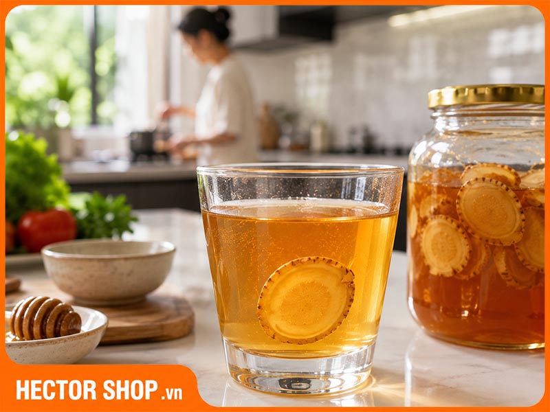 Người có khả năng tiêu hoá tốt có thể dùng sâm ngâm mật ong trước bữa ăn