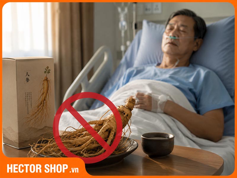 Người đang lâm bệnh nặng không nên kỳ vọng vào nhân sâm