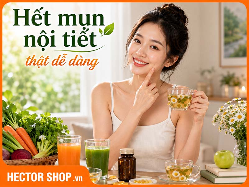 Những thức uống giúp giảm mụn nội tiết hiệu quả
