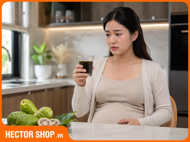 Trái nhàu có thể ảnh hưởng đến sức khoẻ của thai nhi