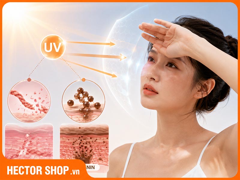 Hãy bảo vệ da khỏi tác nhân của tia UV trước khi dùng các giải pháp làm trắng