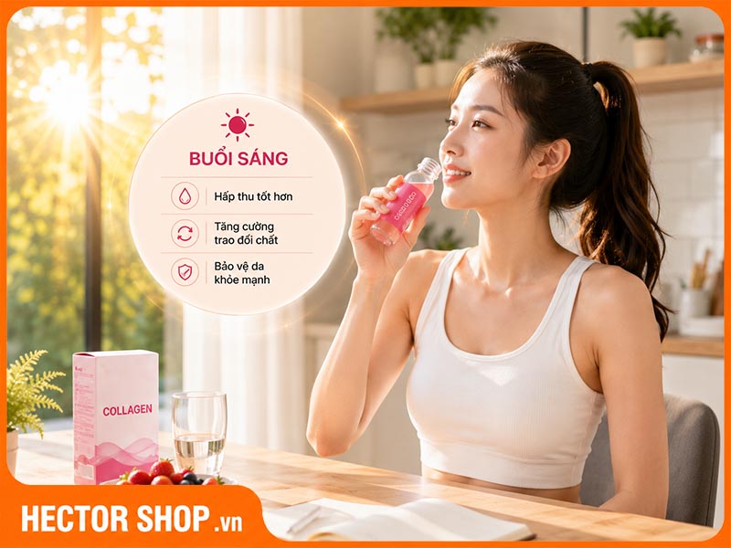 Uống collagen vào buổi sáng để dễ dàng kiểm soát cân nặng