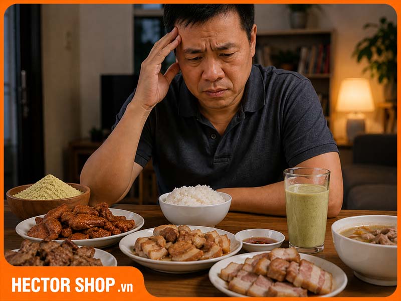 Chế độ ăn uống cũng ảnh hưởng đến hiệu quả sử dụng bột chuối xanh