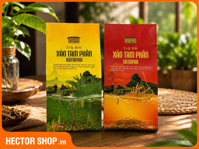 Có 500k, Nên Chọn 1 Gói Trà Rễ Hay 2 Gói Trà Thân Lá Xáo Tam Phân