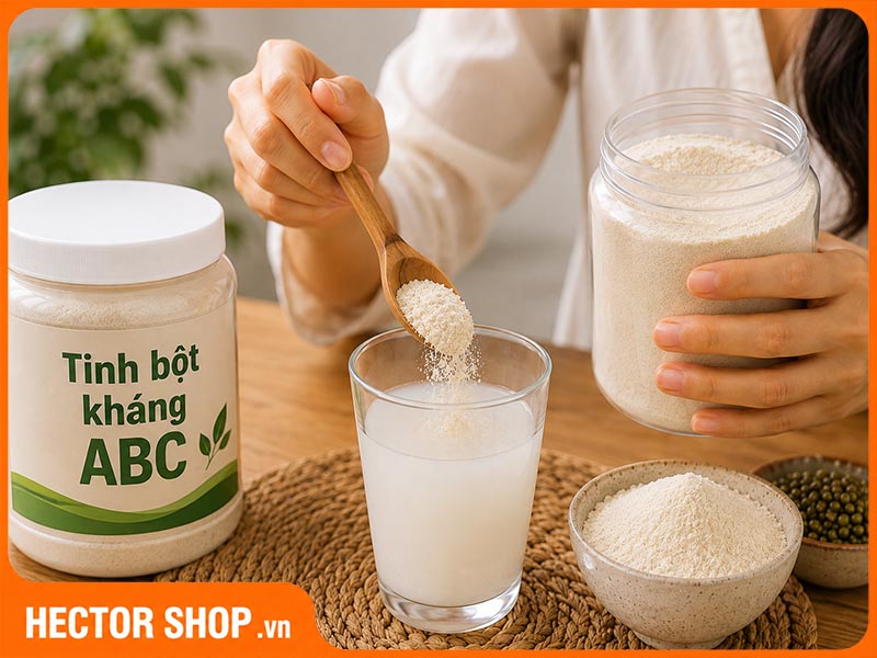 Lượng dùng tinh bột kháng vừa phải đối với từng người