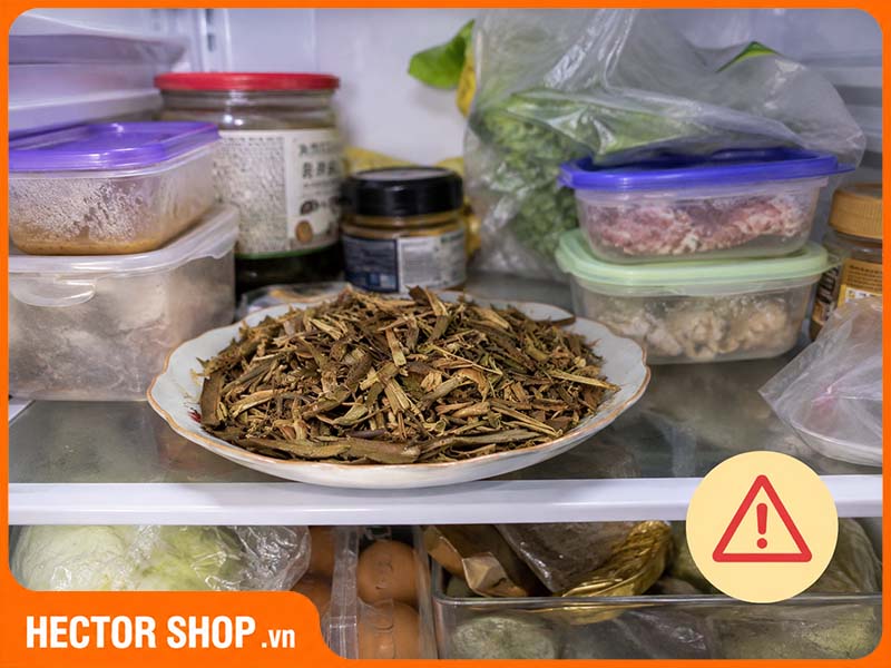 Trà xáo tam phân bảo quản trong tủ lạnh vẫn có thể bị ẩm mốc hư hỏng