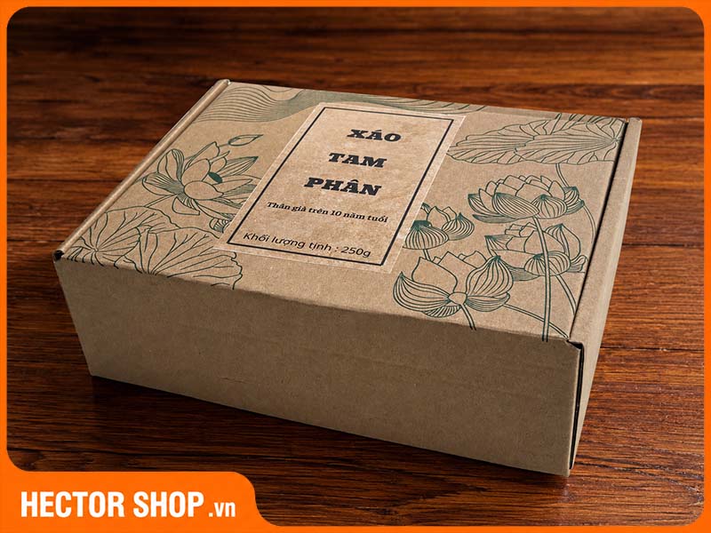 Trà xáo tam phân Hoàng Hoa Thôn 250g