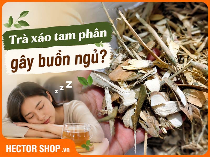 Uống trà xáo tam phân bị buồn ngủ
