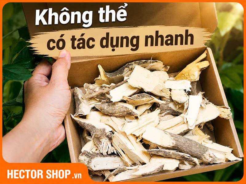 Xáo tam phân là thức uống thảo mộc, không thể có tác dụng nhanh chóng