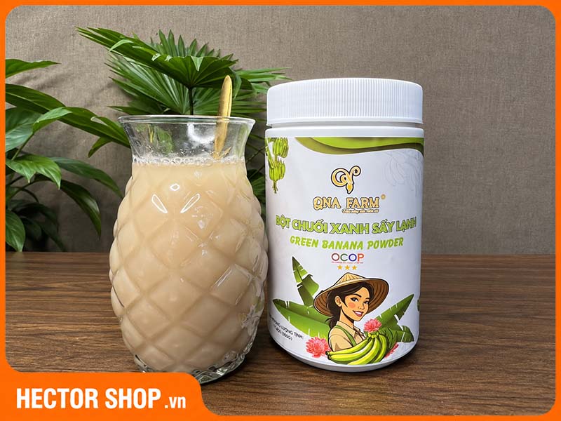 Bột chuối xanh là thực phẩm hỗ trợ giảm táo bón