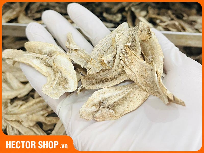 Chuối xanh thái lát sấy lạnh
