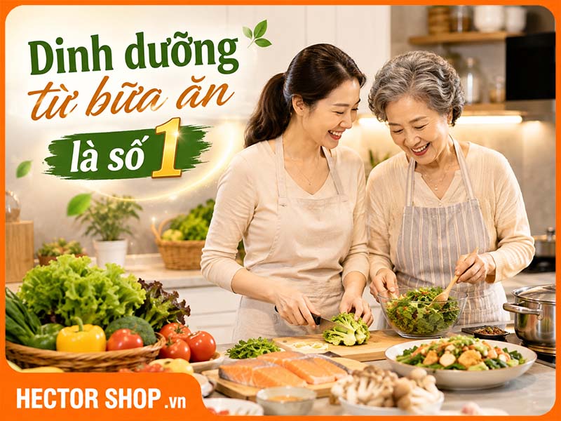 Dinh dưỡng từ bữa ăn vẫn quan trọng hơn thuốc bổ tổng hợp