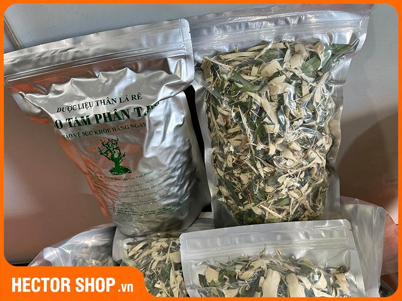 Trà thân lá rễ xáo tam phân sấy khô TPC