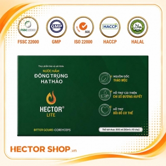 Nước nấm đông trùng hạ thảo Hector Lite
