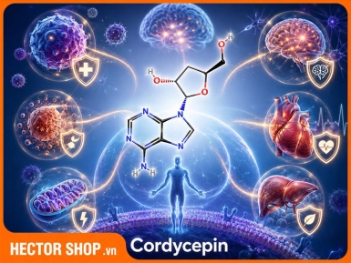 Tác dụng của Cordycepin trong Thuốc Cordycep đối với sức khoẻ
