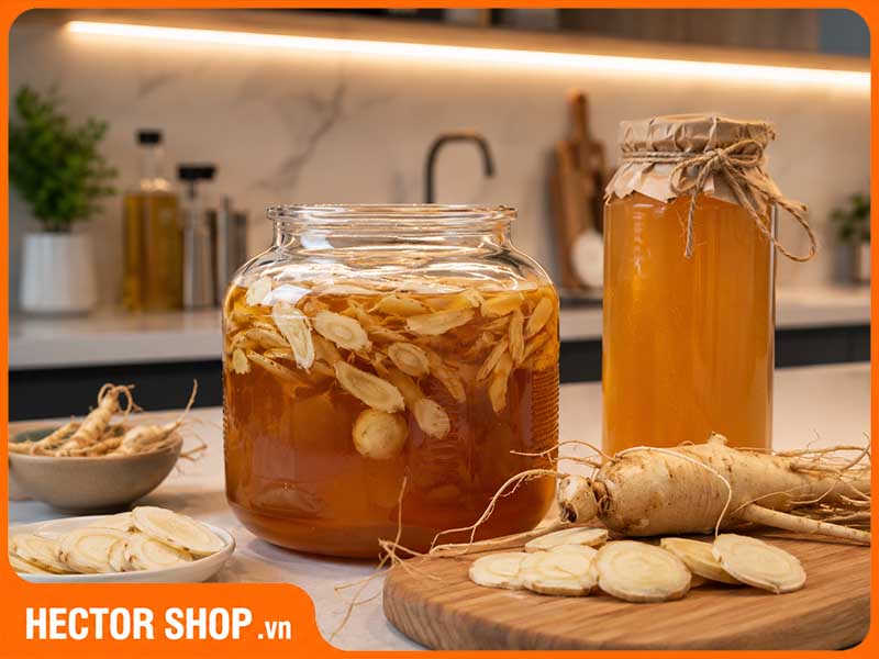 Tác Dụng Của Nhân Sâm Ngâm Mật Ong Có Gì Đặc Biệt?