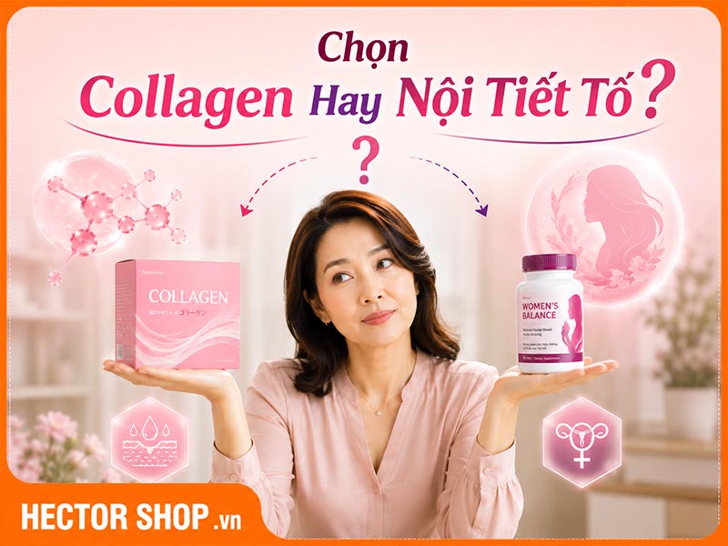 Nên Uống Collagen Hay Nội Tiết Tố Nữ? Chọn Đúng Nhu Cầu