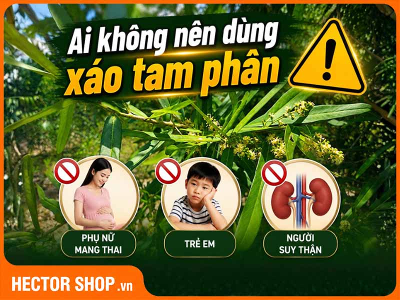 Ai Không Nên Dùng Xáo Tam Phân? Cảnh Báo An Toàn