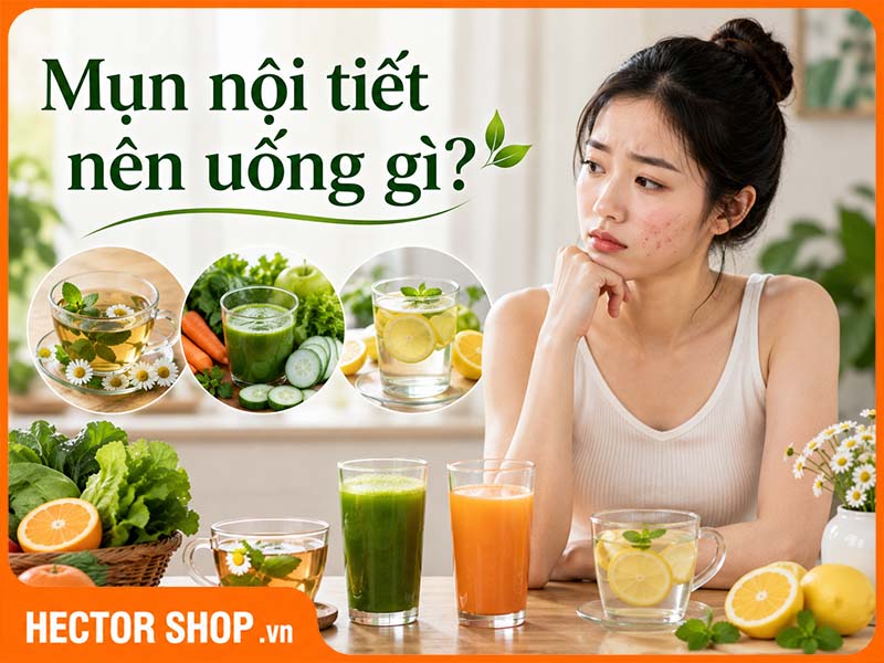 Mụn Nội Tiết Nên Uống Gì Để Cân Bằng Da Sáng Mịn?