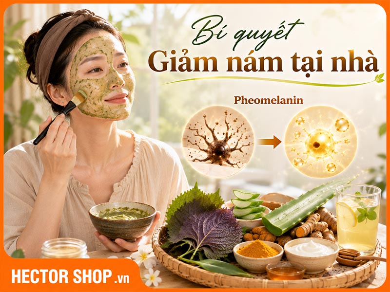 Cách Trị Nám Tại Nhà Hiệu Quả: Bôi Ngoài Và Uống Trong