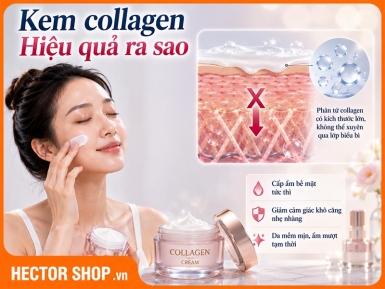 Kem Collagen Có Tác Dụng Xóa Nhăn Không? Sự Thật Da Liễu