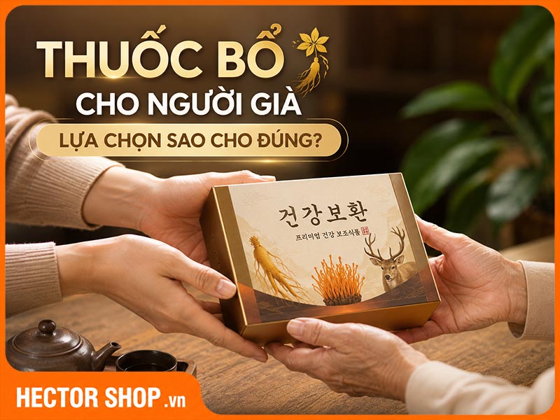 Thuốc bổ cho người già: Lựa chọn sao cho đúng?