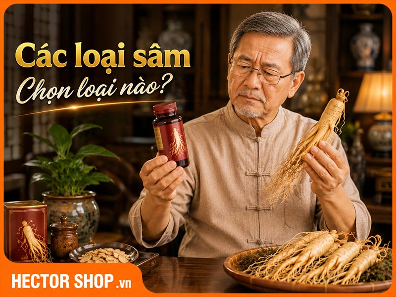 Sâm cho người già: Loại nào phù hợp, dễ dùng và an toàn?