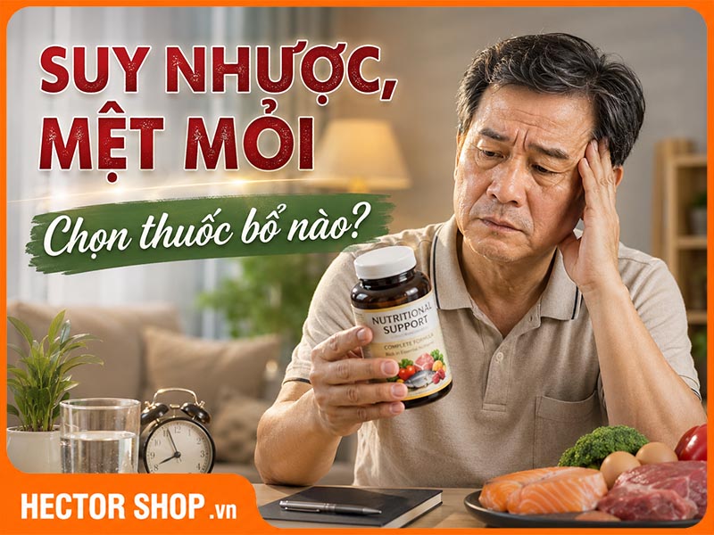 Thuốc bổ cho người già suy nhược, mệt mỏi: Cần gì bổ đó