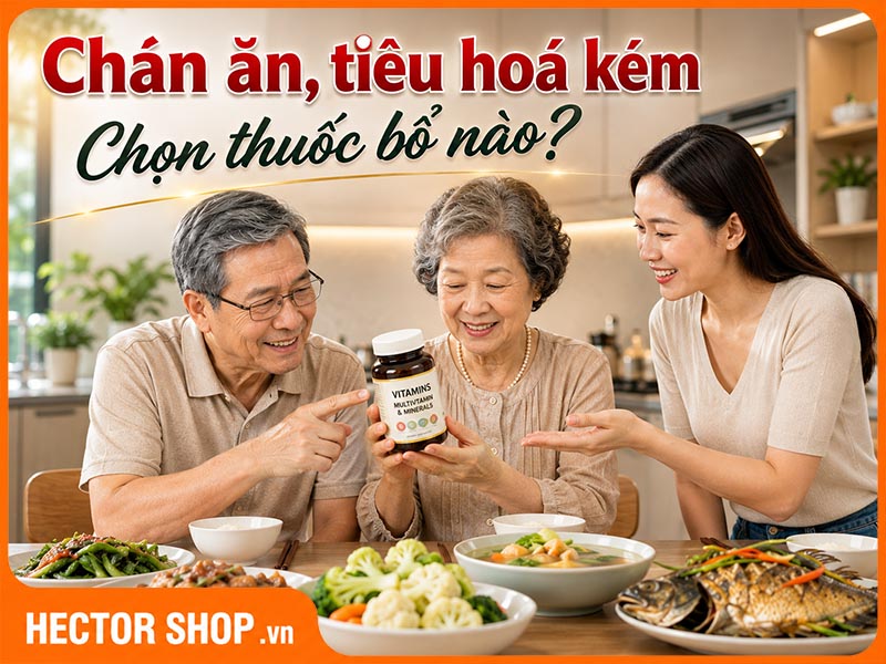 Thuốc bổ cho người già ăn uống kém: Nên chọn thế nào?