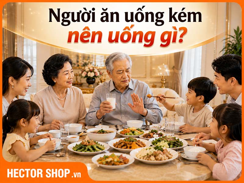 Người già ăn uống kém nên uống gì? Chọn đúng nhu cầu