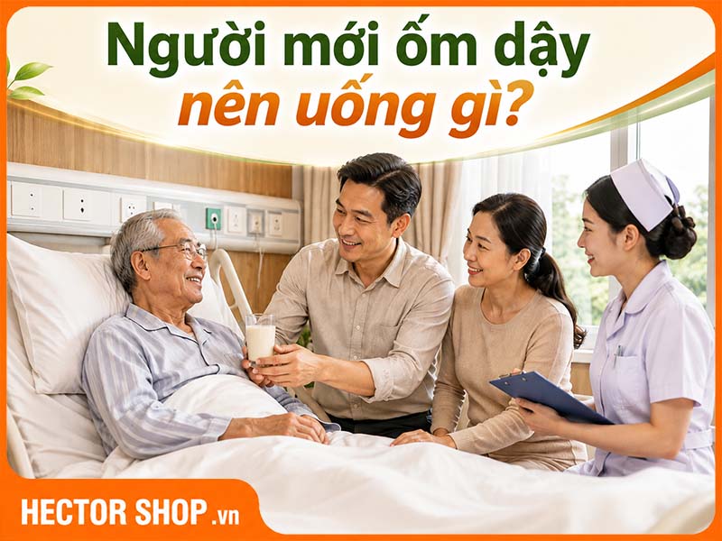 Người già mới ốm dậy nên uống gì để nhanh hồi phục?