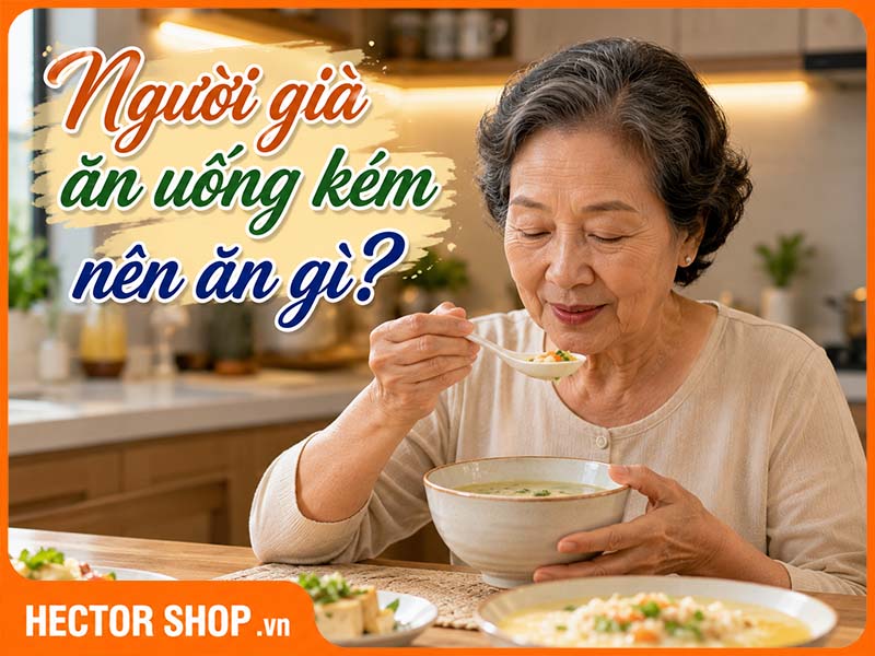 Người già ăn uống kém nên ăn gì để đủ chất, bổ khoẻ?